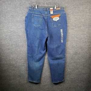 Vintage Gloria Vanderbilt Jeans Womens 22W Stretch Medium Wash Tapered Mom NWT